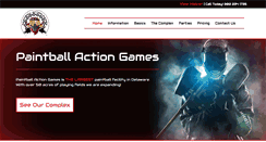 Desktop Screenshot of paintballactiongames.com