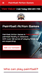 Mobile Screenshot of paintballactiongames.com